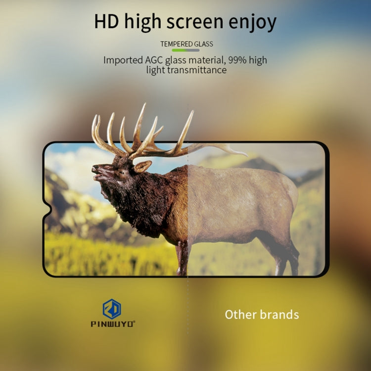 For Xiaomi Poco C51 PINWUYO 9H 2.5D Full Screen Tempered Glass Film(Black) -  by PINWUYO | Online Shopping UK | buy2fix