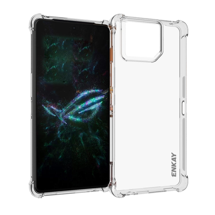 For Asus Rog Phone 9 / 9 Pro ENKAY Hat-Prince Transparent TPU Shockproof Phone Case - ASUS Cases by ENKAY | Online Shopping UK | buy2fix