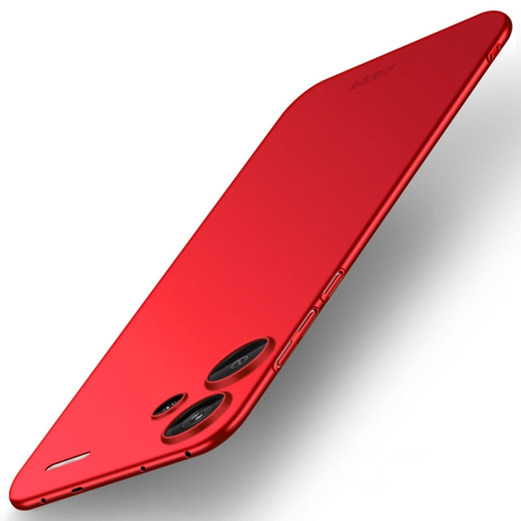 For Xiaomi Redmi Note 13 Pro+ MOFI Micro-Frosted PC Ultra-thin Hard Phone Case(Red) - Xiaomi Cases by MOFI | Online Shopping UK | buy2fix