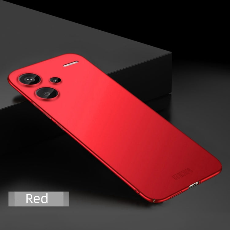 For Xiaomi Redmi Note 13 Pro+ MOFI Micro-Frosted PC Ultra-thin Hard Phone Case(Red) - Xiaomi Cases by MOFI | Online Shopping UK | buy2fix