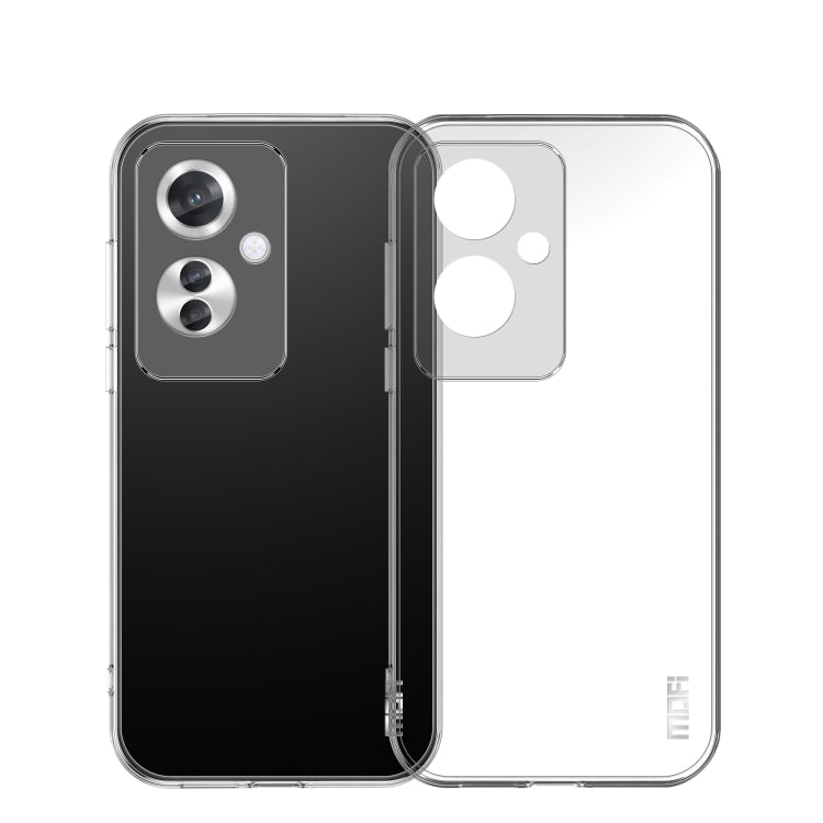 For OPPO Reno11 F MOFI Ming Series Transparent Ultra-thin TPU Phone Case(Transparent) - Reno11 F Cases by MOFI | Online Shopping UK | buy2fix