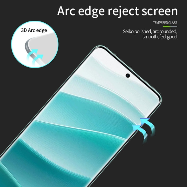 For Xiaomi Redmi Note 14 Pro /14 Pro+ MOFI 9H 3D Hot Bending Tempered Glass Film(Black) - Note 14 Pro+ Tempered Glass by MOFI | Online Shopping UK | buy2fix