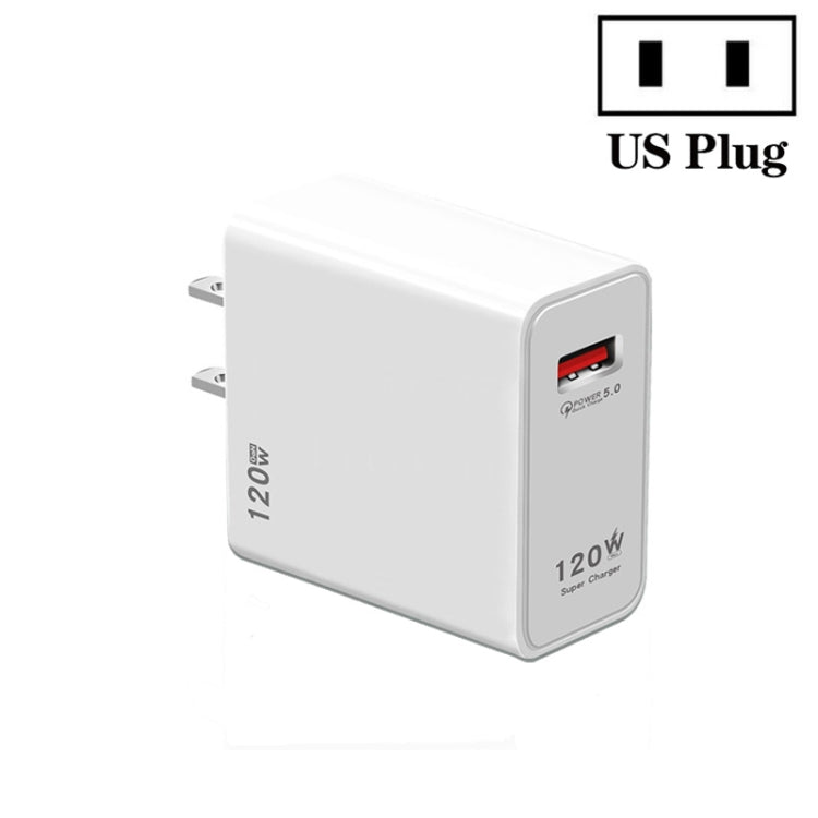 120W USB Super Fast Charging Charger, Plug Size:US Plug - USB Charger by buy2fix | Online Shopping UK | buy2fix