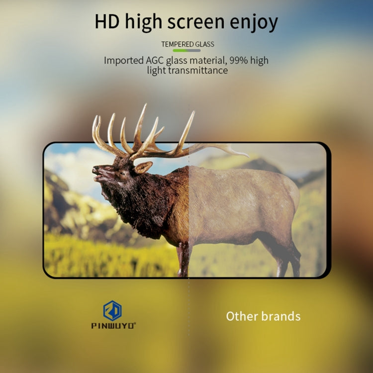 For vivo iQOO 11S PINWUYO 9H 2.5D Full Screen Tempered Glass Film(Black) - vivo Tempered Glass by PINWUYO | Online Shopping UK | buy2fix
