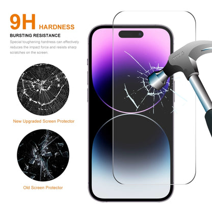 For iPhone 16 Pro 2pcs NKAY 0.26mm 9H 2.5D High Aluminum-silicon Tempered Glass Film - iPhone 16 Pro Tempered Glass by ENKAY | Online Shopping UK | buy2fix