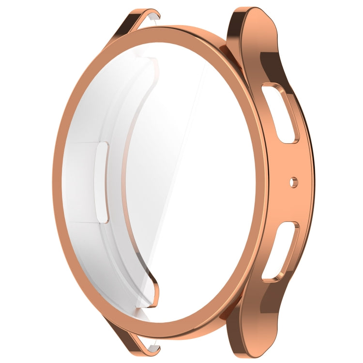 For Samsung Galaxy Watch6 40mm Full Coverage TPU Electroplated Watch Protective Case(Rose Gold) - Watch Cases by buy2fix | Online Shopping UK | buy2fix