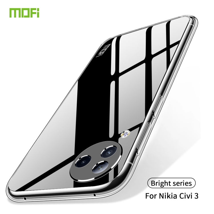 For Xiaomi Civi 3 MOFI Ming Series Ultra-thin TPU Phone Case(Transparent) - Xiaomi Cases by MOFI | Online Shopping UK | buy2fix