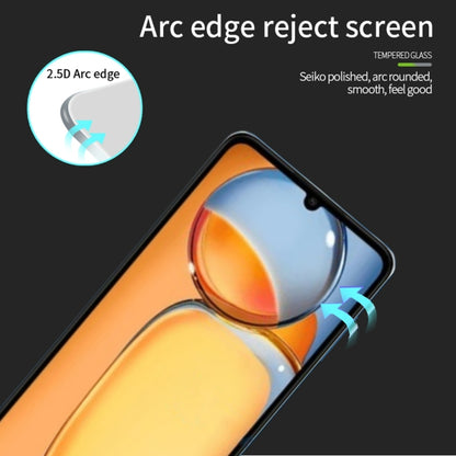 For Xiaomi Poco C65 MOFI 9H 2.5D Full Screen Tempered Glass Film(Black) -  by MOFI | Online Shopping UK | buy2fix