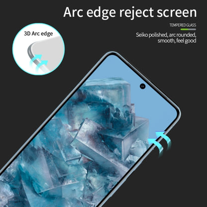 For Google Pixel 9 Pro PINWUYO 9H 3D Full Screen Explosion-proof Tempered Glass Film(Black) - Google Tempered Glass by PINWUYO | Online Shopping UK | buy2fix