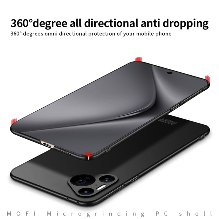 For Huawei Pura 7 Pro MOFI Micro-Frosted PC Ultra-thin Hard Phone Case(Black) - Huawei Cases by MOFI | Online Shopping UK | buy2fix