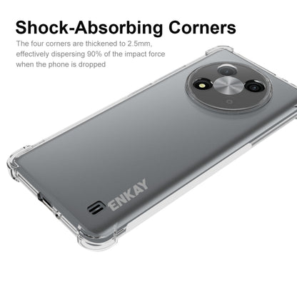 For ZTE Blade A73 5G ENKAY Clear TPU Shockproof Anti-slip Phone Case - ZTE Cases by ENKAY | Online Shopping UK | buy2fix