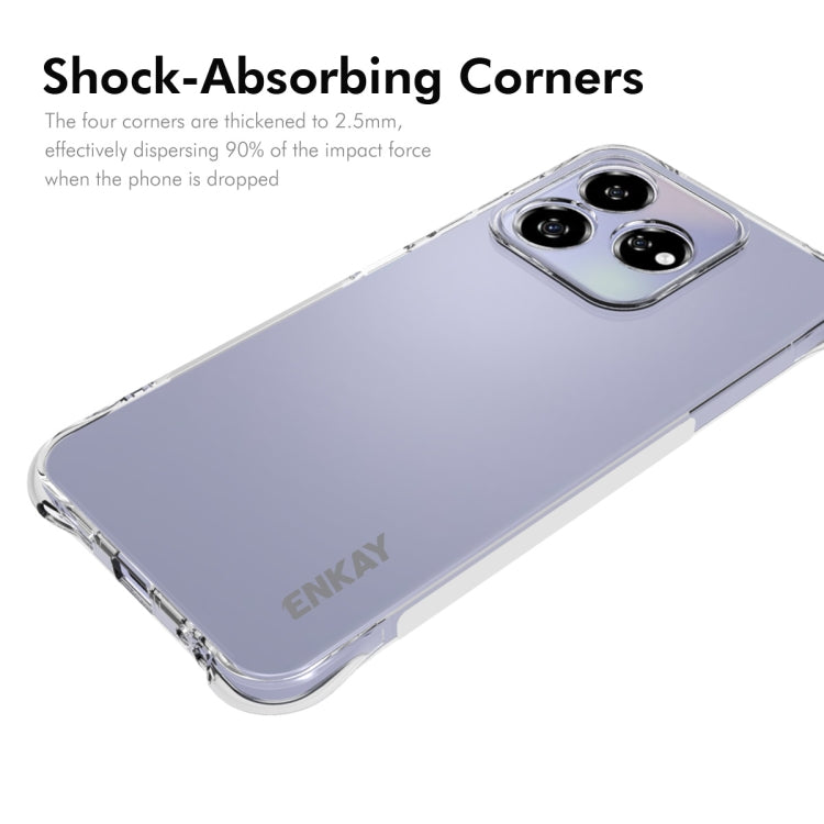 For ZTE Axon 60 4G ENKAY Clear TPU Shockproof Anti-slip Phone Case - ZTE Cases by ENKAY | Online Shopping UK | buy2fix