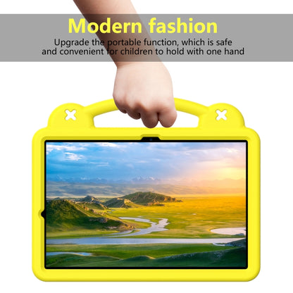 For Samsung Galaxy Tab S9+ 12.4 X810 Handle Kickstand Children EVA Shockproof Tablet Case(Yellow) - Galaxy Tab S9+ Cases by buy2fix | Online Shopping UK | buy2fix