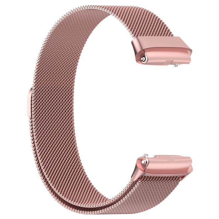 For Redmi Watch 3 Lite Milan Magnetic Steel Mesh Watch Band(Pink) - Watch Bands by buy2fix | Online Shopping UK | buy2fix