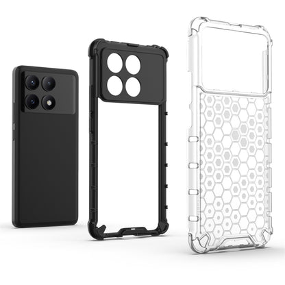 For Redmi K70E Shockproof Honeycomb Phone Case(White) - K70E Cases by buy2fix | Online Shopping UK | buy2fix