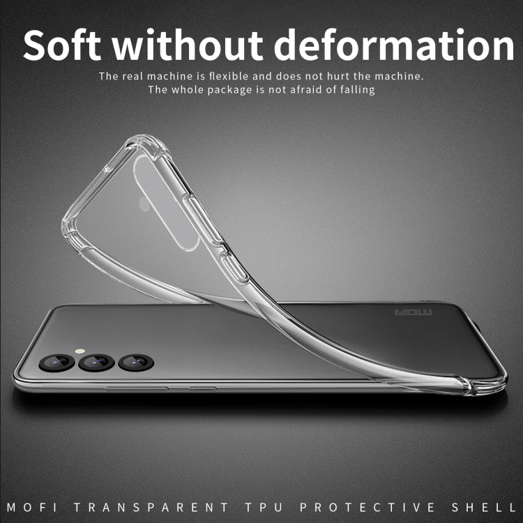 For Samsung Galaxy S25 5G MOFI Ming Series Ultra-thin TPU Phone Case(Transparent) - Galaxy S25 5G Cases by MOFI | Online Shopping UK | buy2fix