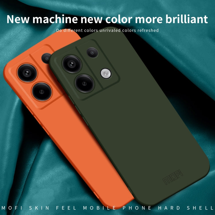 For Xiaomi Redmi Note 13 MOFI Qin Series Skin Feel All-inclusive PC Phone Case(Orange) - Note 13 Cases by MOFI | Online Shopping UK | buy2fix