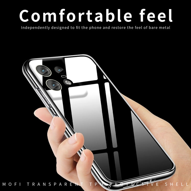 For Motorola Edge 50 Pro MOFI Ming Series Ultra-thin TPU Phone Case(Transparent) - Motorola Cases by MOFI | Online Shopping UK | buy2fix