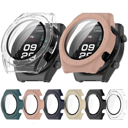 For Xiaomi Watch H1 PC + Tempered Film Integrated Watch Protective Case(Pink) - Watch Cases by buy2fix | Online Shopping UK | buy2fix