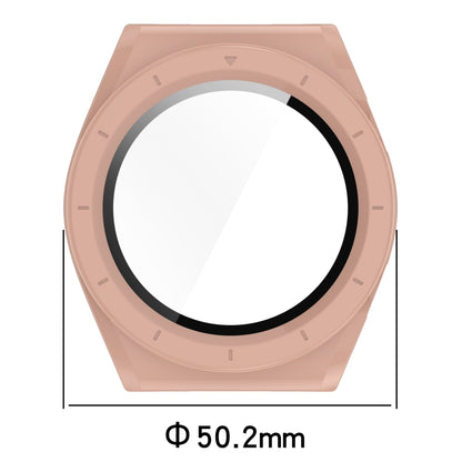 For Xiaomi Watch H1 PC + Tempered Film Integrated Watch Protective Case(Pink) - Watch Cases by buy2fix | Online Shopping UK | buy2fix