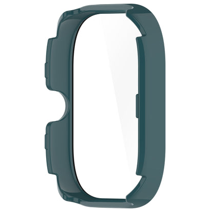 For Redmi Watch 4 PC + Tempered Film Integrated Watch Case(Pine Green) - Watch Cases by buy2fix | Online Shopping UK | buy2fix
