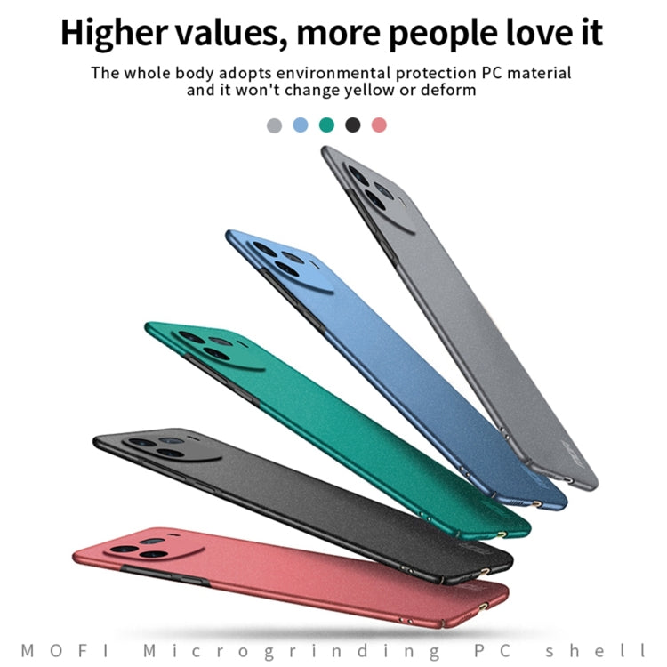 For vivo iQOO 12 MOFI Fandun Series Frosted PC Ultra-thin All-inclusive Phone Case(Green) - iQOO 12 Cases by MOFI | Online Shopping UK | buy2fix