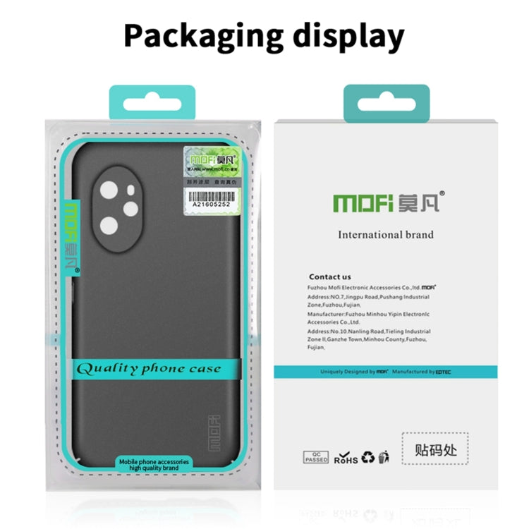 For Honor 200 MOFI Fandun Series Frosted PC Ultra-thin All-inclusive Phone Case(Green) - Honor Cases by MOFI | Online Shopping UK | buy2fix