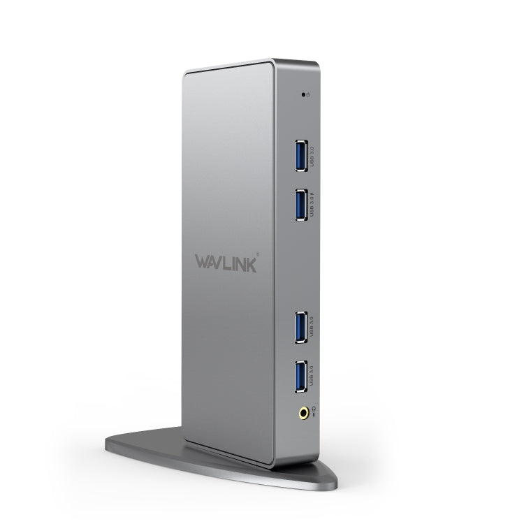 WAVLINK WL-UG39DK7 USB3.0 Hub Adapter Multi-Screen Graphics Card Universal Docking Station, Plug:AU Plug - USB HUB by WAVLINK | Online Shopping UK | buy2fix