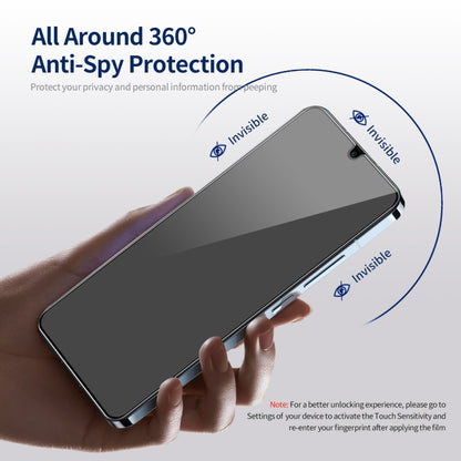 For Samsung Galaxy A05 / A05s 5pcs ENKAY Hat-Prince 360 Degree Anti-peeping Privacy Full Screen Tempered Glass Film - Galaxy Tempered Glass by ENKAY | Online Shopping UK | buy2fix