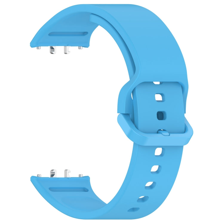 For Samsung Galaxy Fit 3 SM-R390 Solid Color Buckle Silicone Watch Band(Sky Blue) - Watch Bands by buy2fix | Online Shopping UK | buy2fix