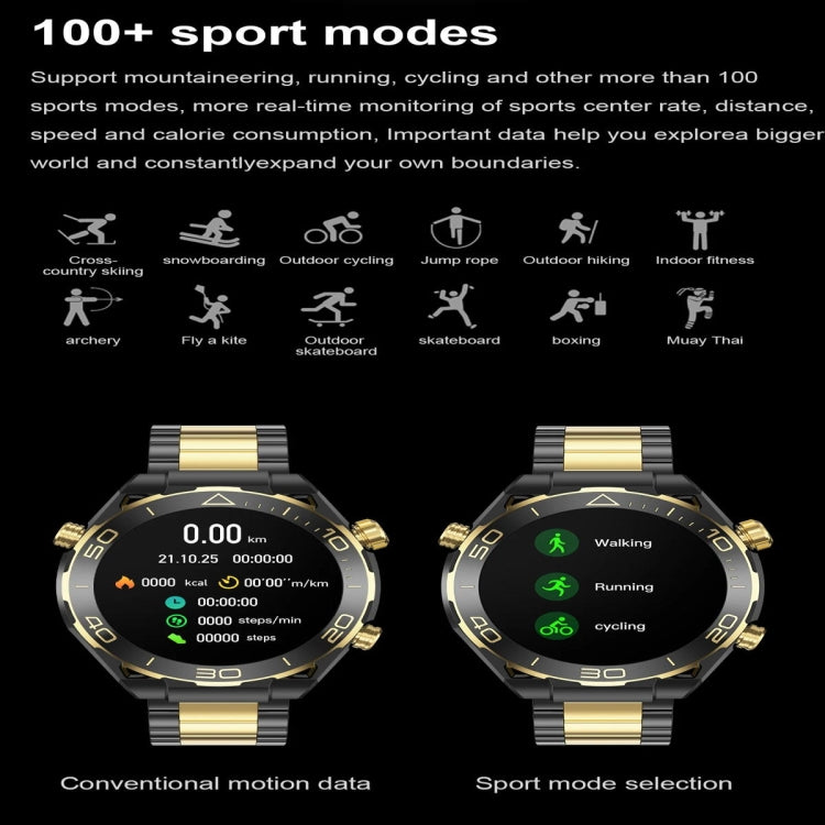 Z91 Pro Max 1.52 inch Color Screen Smart Watch,Support Bluetooth Call / Heart Rate / Blood Pressure / Blood Oxygen Monitoring(Gold) - Smart Watches by buy2fix | Online Shopping UK | buy2fix