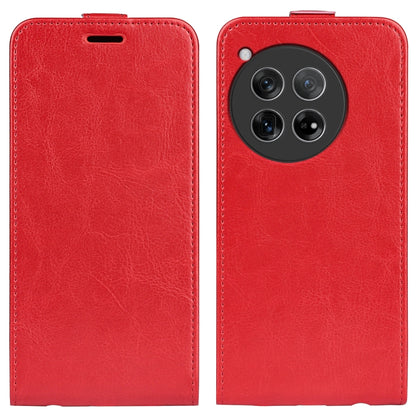 For OnePlus 12 R64 Texture Single Vertical Flip Leather Phone Case(Red) - OnePlus Cases by buy2fix | Online Shopping UK | buy2fix