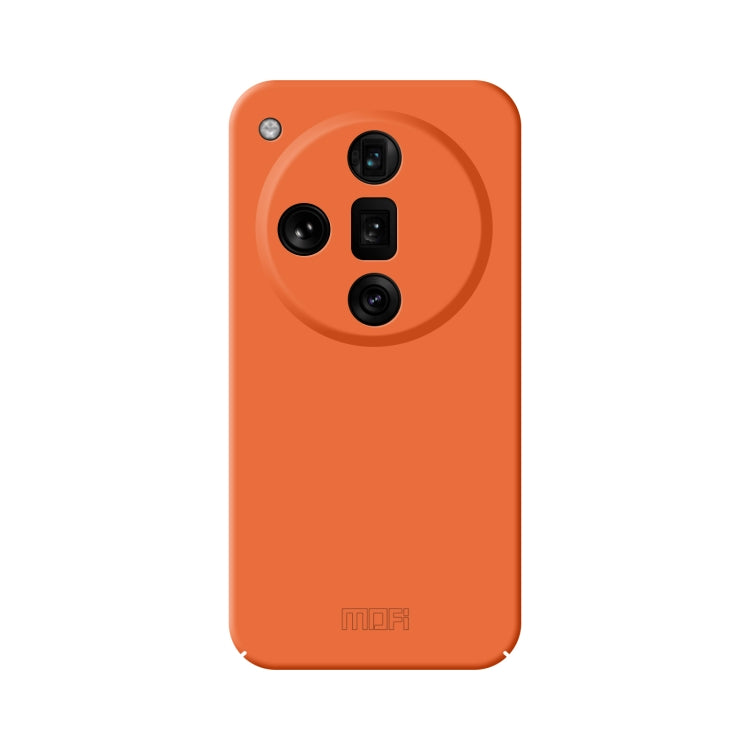 For OPPO Find X7 MOFI Qin Series Skin Feel All-inclusive PC Phone Case(Orange) - OPPO Cases by MOFI | Online Shopping UK | buy2fix