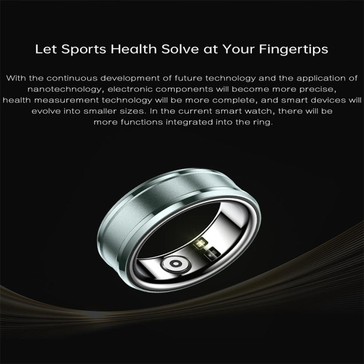 R3 SIZE 23 Smart Ring, Support Heart Rate / Blood Oxygen / Sleep Monitoring(Gold) - Smart Rings / Smart Telephones by buy2fix | Online Shopping UK | buy2fix