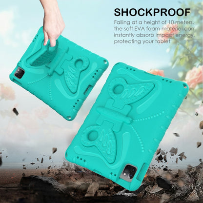 For iPad Pro 11 2024 Butterfly Bracket EVA Shockproof Tablet Case(Mint Green) - iPad Pro 11 2024 Cases by buy2fix | Online Shopping UK | buy2fix