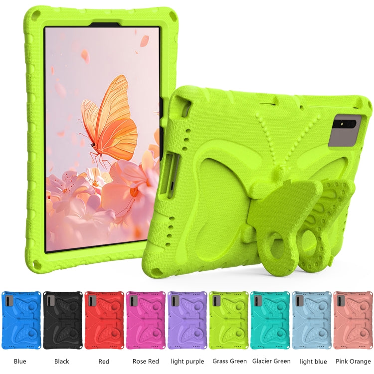 For Samsung Galaxy Tab S9 11 X710 Butterfly Bracket EVA Shockproof Tablet Case(Grass Green) - Other Galaxy Tab PC by buy2fix | Online Shopping UK | buy2fix