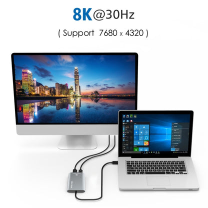 WAVLINK UTA21D DP 4K/5K/8K Video Thunderbolt 3 Type-C to Dual DisplayPort  Adapter -  by WAVLINK | Online Shopping UK | buy2fix