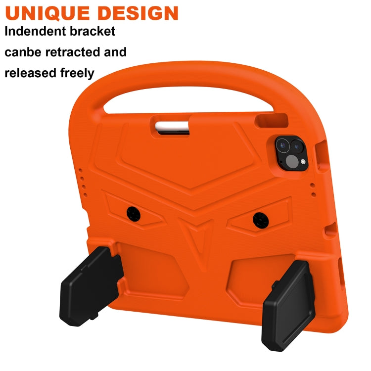 For iPad Air 11 2024 Sparrow Style Shockproof Kickstand EVA Tablet Case(Orange) - iPad Air 11 2024 Cases by buy2fix | Online Shopping UK | buy2fix