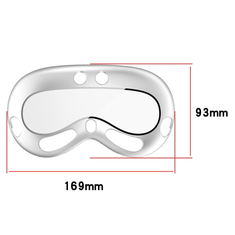 For Apple Vision Pro PC+ Toughened Film Protective Cover VR Glasses Accessories(Sliver) - VR Accessories by buy2fix | Online Shopping UK | buy2fix