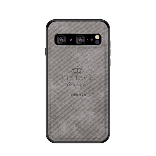 PINWUYO Shockproof Waterproof Full Coverage PC + TPU + Skin Protective Case for Galaxy S10 5G(Gray) - Galaxy Phone Cases by PINWUYO | Online Shopping UK | buy2fix