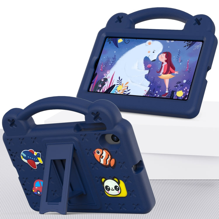 For Walmart Onn 7.0 Gen4 2024 Handle Kickstand Children EVA Shockproof Tablet Case(Navy Blue) - Others by buy2fix | Online Shopping UK | buy2fix