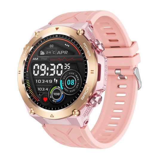 KC82 1.45 inch Color Screen Smart Watch, Support Bluetooth Call / Health Monitoring(Pink) - Smart Watches by buy2fix | Online Shopping UK | buy2fix