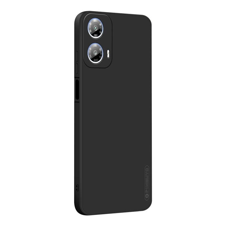 For Motorola Moto G24 / G04 PINWUYO Sense Series Liquid Silicone TPU Phone Case(Black) - Motorola Cases by PINWUYO | Online Shopping UK | buy2fix