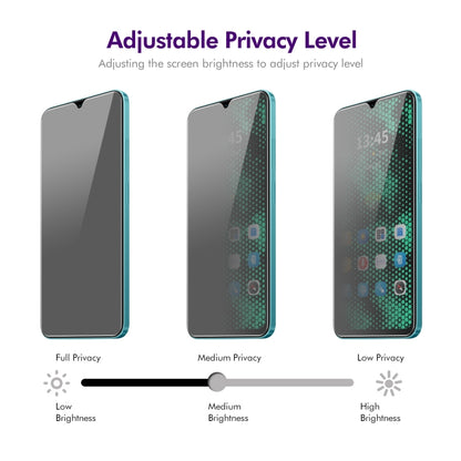 For Tecno Spark Go 2023 ENKAY Hat-Prince 28 Degree Anti-peeping Privacy Tempered Glass Film - Tecno Tempered Glass by ENKAY | Online Shopping UK | buy2fix