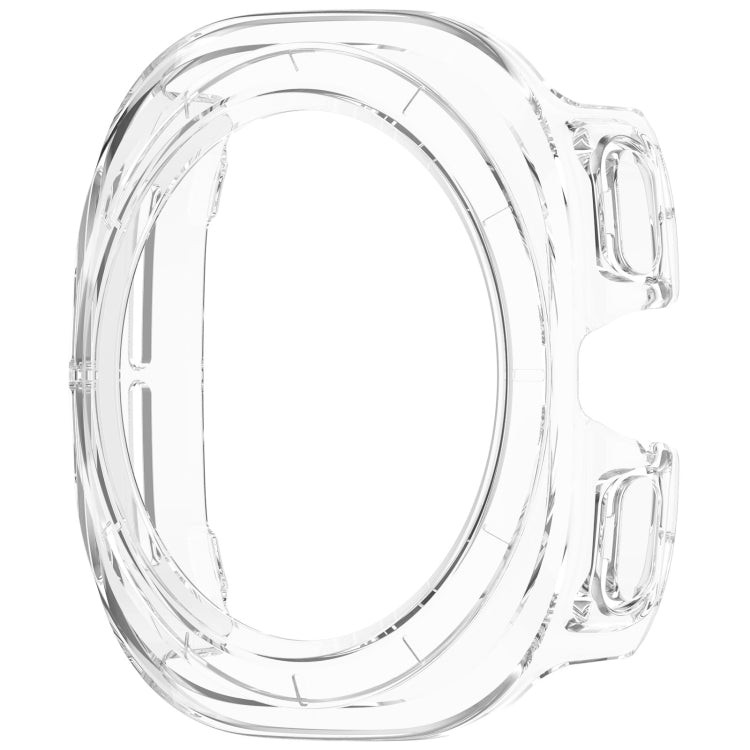 For Samsung Galaxy Watch Ultra 47mm Half Coverage Hollowed PC Watch Protective Case(Transparent White) - Watch Cases by buy2fix | Online Shopping UK | buy2fix