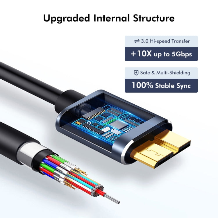 ENKAY USB 3.1 Type-C to USB 3.0 Micro B 10Gbps Data Camera Hard Drive Cable, Length:0.5m - Others by ENKAY | Online Shopping UK | buy2fix