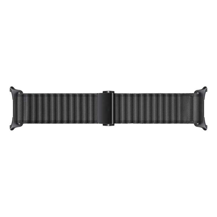 For Apple Watch Ultra 49mm Off Road Magnetic Buckle Braided Nylon Watch Band(Dark Gray) - Watch Bands by buy2fix | Online Shopping UK | buy2fix