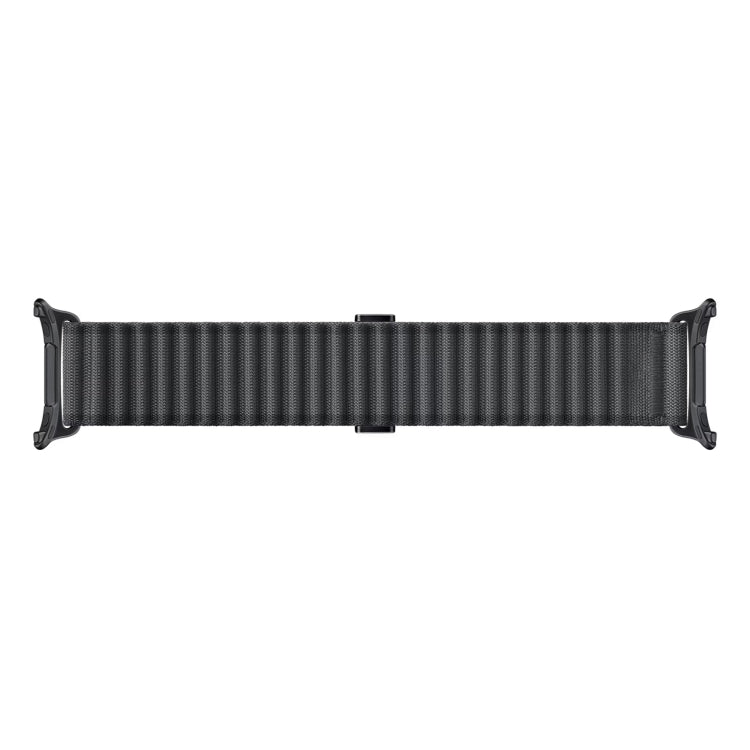 For Apple Watch Ultra 49mm Off Road Magnetic Buckle Braided Nylon Watch Band(Dark Gray) - Watch Bands by buy2fix | Online Shopping UK | buy2fix