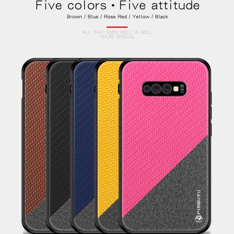 PINWUYO Honors Series Shockproof PC + TPU Protective Case for Galaxy S10e(Yellow) - Galaxy Phone Cases by PINWUYO | Online Shopping UK | buy2fix