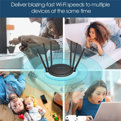 WAVLINK WN531A6 Dual Band Wireless Repeater AC2100 Gigabit Ethernet Port WiFi Router, Plug:US Plug - Wireless Routers by WAVLINK | Online Shopping UK | buy2fix